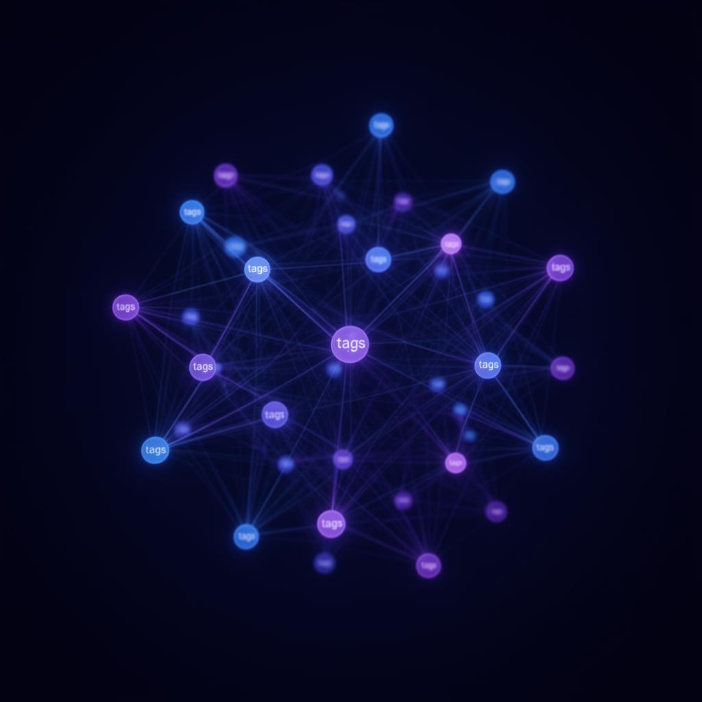 Tag network visualization